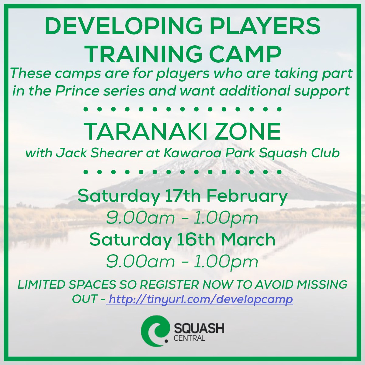 2024 Taranaki Junior Development Camps