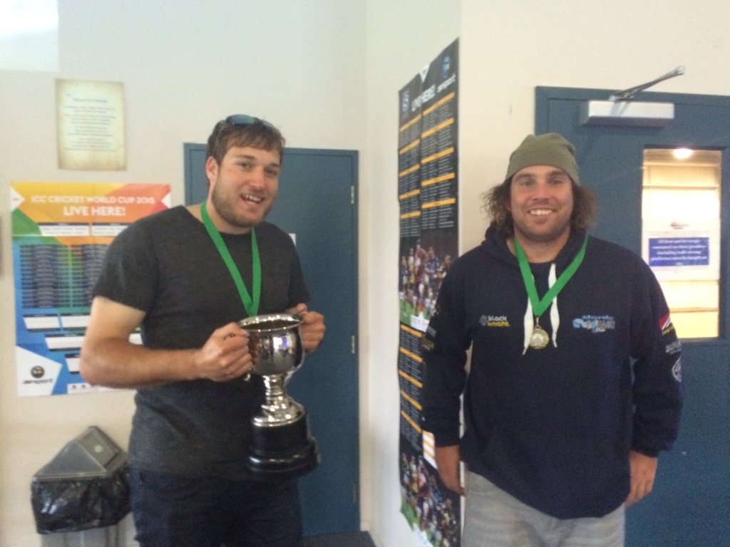 Central Doubles Men's winners - Matthew Ratcliffe and Stephen Bennett